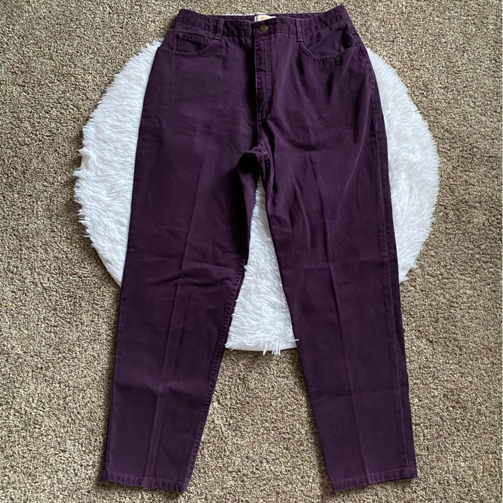 Talbots Petites Purple Jeans Womens Size 14‎
